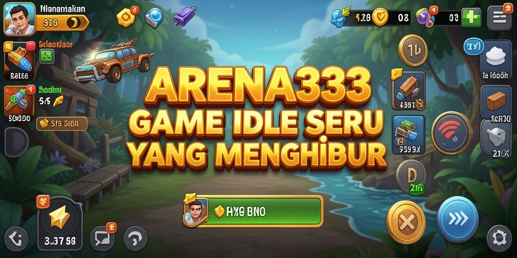 Screenshot gameplay <strong>ARENA333</strong> menunjukkan aksi seru dan karakter yang berkembang.