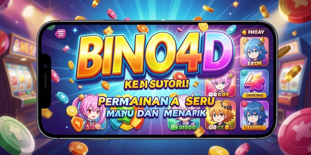 Tangkapan layar gameplay BINGO4D dengan karakter Anime menarik.