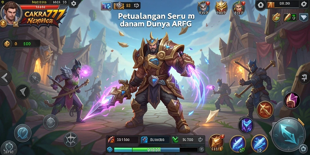 Tampilan gameplay seru di dunia <strong>CAKRA777</strong> ARPG.