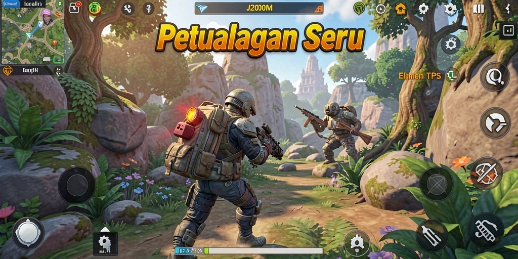 Tampilan gameplay J200M yang menawan dan seru.