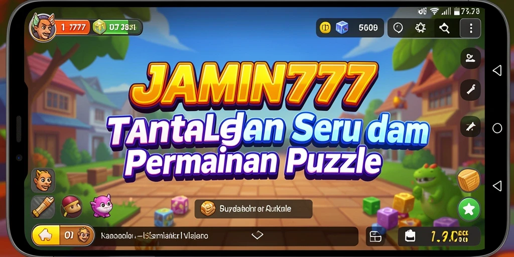 Screenshot gameplay JAMIN777 menampilkan teka-teki seru dan tantangan menarik.