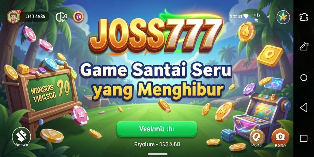 Tangkapan layar gameplay JOSS777 dengan desain yang ceria dan menawan.