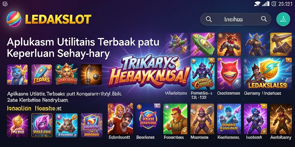 Tampilan antarmuka yang user-friendly dan fitur lengkap LEDAKSLOT.