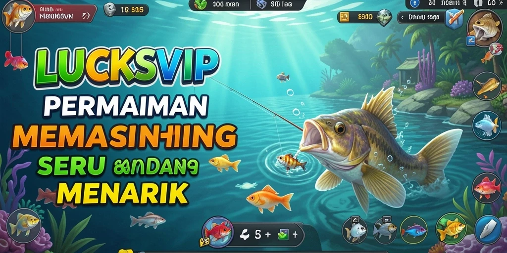 Gameplay mendebarkan di LUCKSVIP dengan beragam ikan yang menunggu untuk ditangkap.