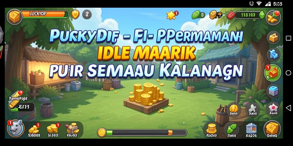 Tampilan screenshot gameplay LUCKYDF yang mengasyikkan dan penuh warna.