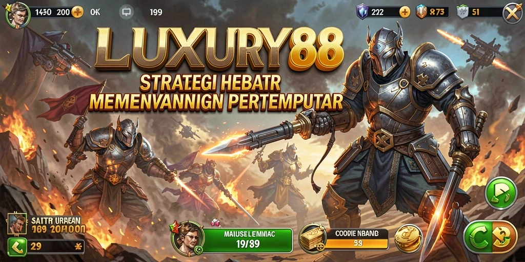Tampilan gameplay menarik dari LUXURY88 yang menuntut strategi.