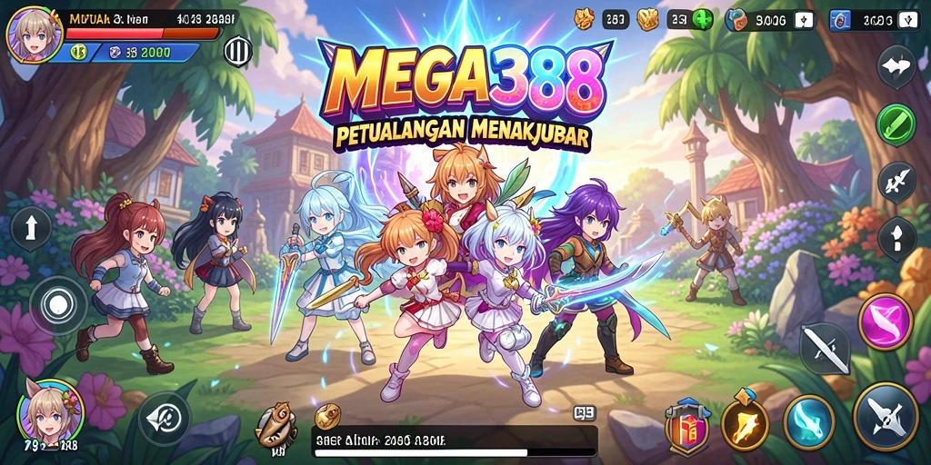 Tampilan gameplay menarik dari MEGA388 yang penuh aksi dan petualangan.