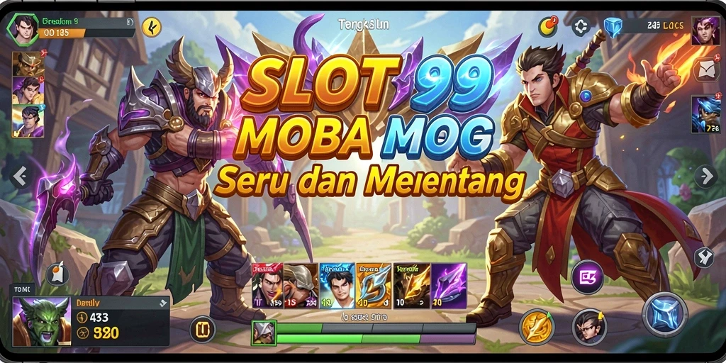 Tampilan dinamis dan seru dari gameplay SLOT99.