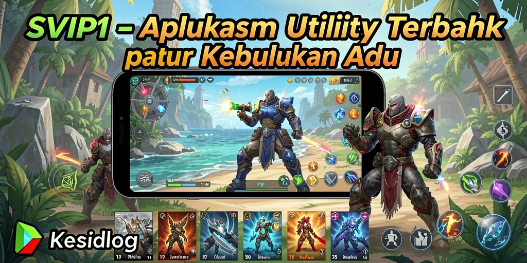 Tampilan antarmuka pengguna SVIP1 yang modern dan intuitif.