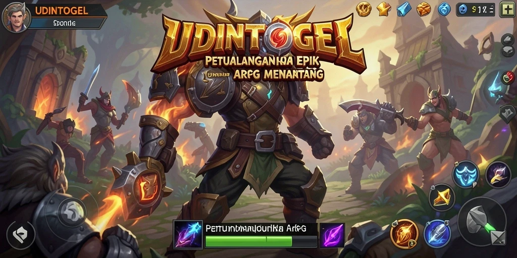 Tampilan menarik dari gameplay seru dalam UDINTOGEL.