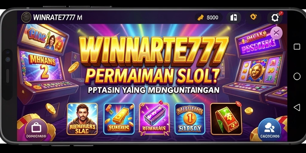 Tampilan menarik gameplay Slot di WINRATE777.