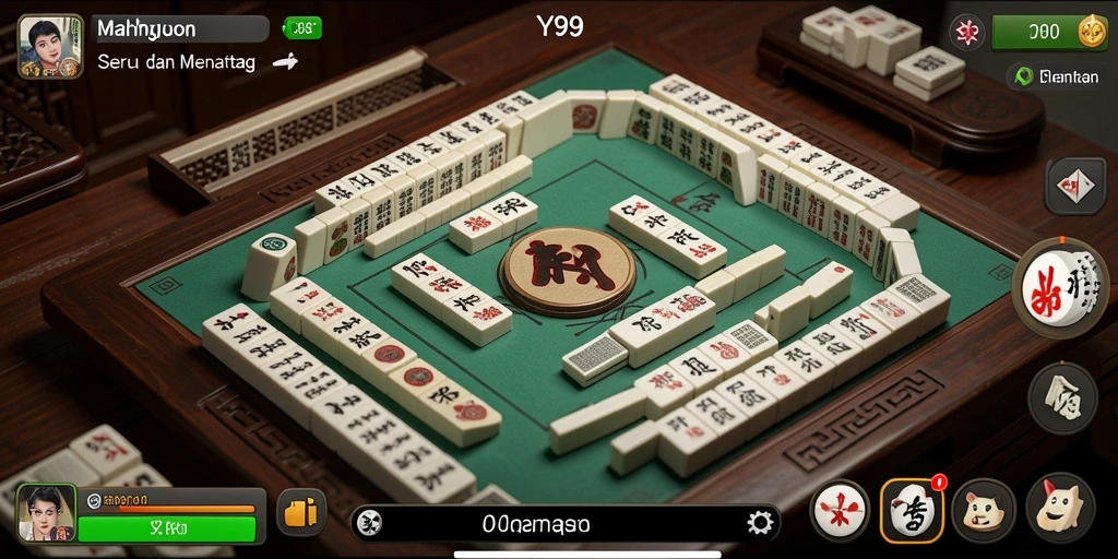 Gameplay menarik Y89 dengan tantangan Mahjong yang seru.